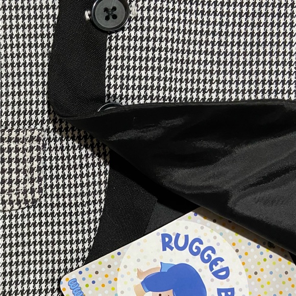 Boys Black and White Vest Seesucker Rugged Butts 18-24m - Picture 3 of 3